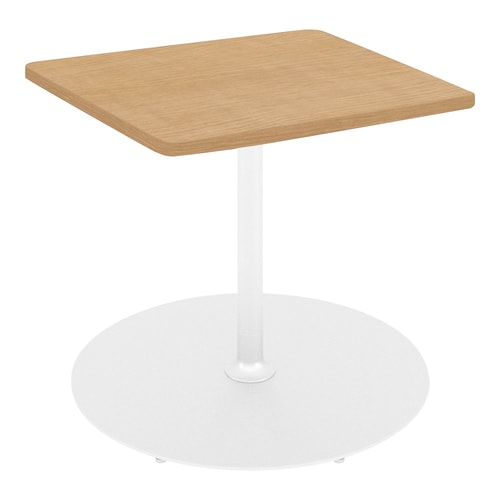 フランカ角形単柱脚W8D8H6脚白天板Nオーク