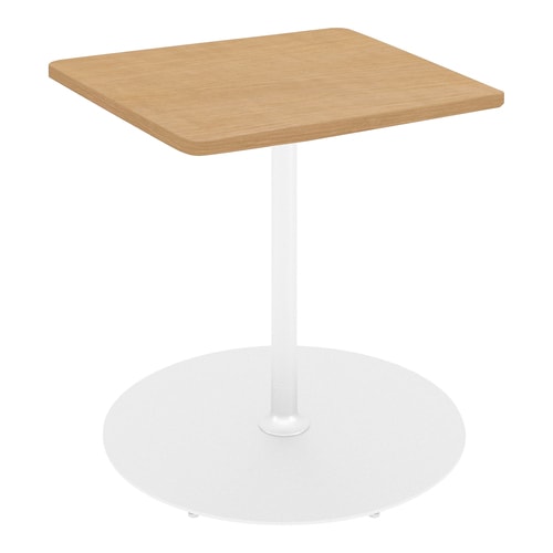 フランカ角形単柱脚W8D8H7脚白天板Nオーク