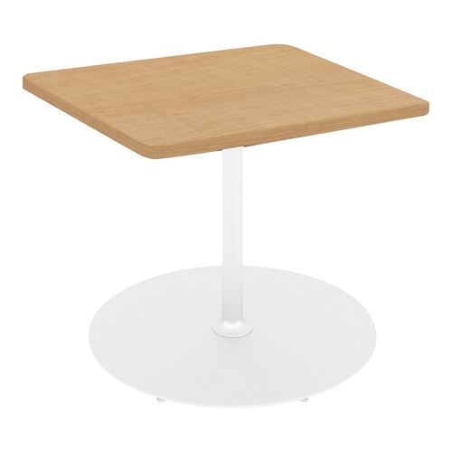 フランカ角形単柱脚W9D9H6脚白天板Nオーク