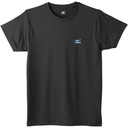 クルーネック 半袖インナーシャツ ブラック M