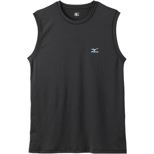 クルーネック ノースリーブインナー ブラック M