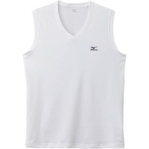 Vネック ノースリーブインナー ホワイト M