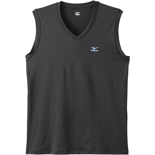 Vネック ノースリーブインナー ブラック L