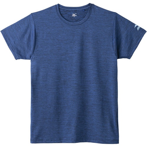 クルーネック 半袖インナーシャツ ブルー M