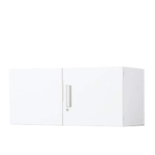 インベント収納D450上置用両開H400 ホワイト