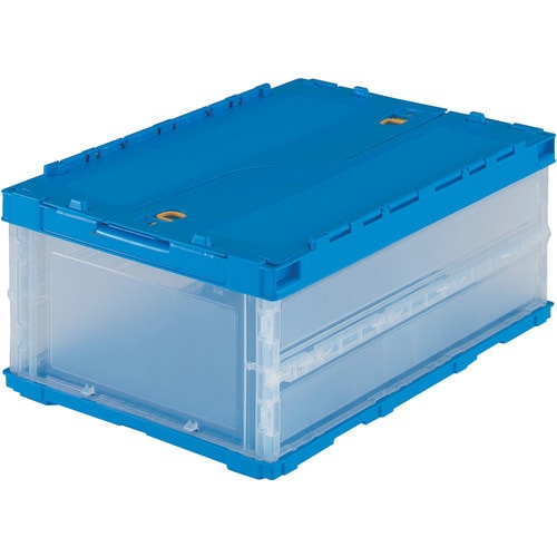 TRUSCO 薄型折りたたみコンテナ 30Lロック