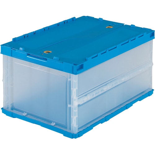 TRUSCO 薄型折りたたみコンテナ 40Lロック