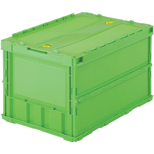 TRUSCO 薄型折りたたみコンテナ 50Lロック