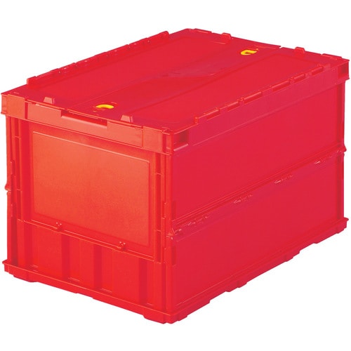 TRUSCO 薄型折りたたみコンテナ 50Lロック