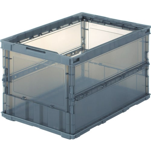 TRUSCO 薄型折りたたみコンテナスケル 50L