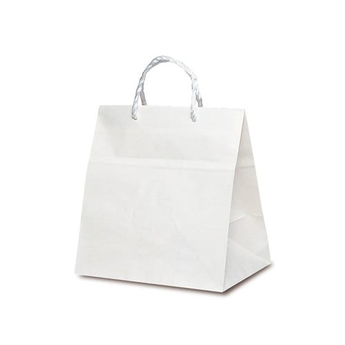 1738 手提袋 T−ワイド 白無地 100枚入