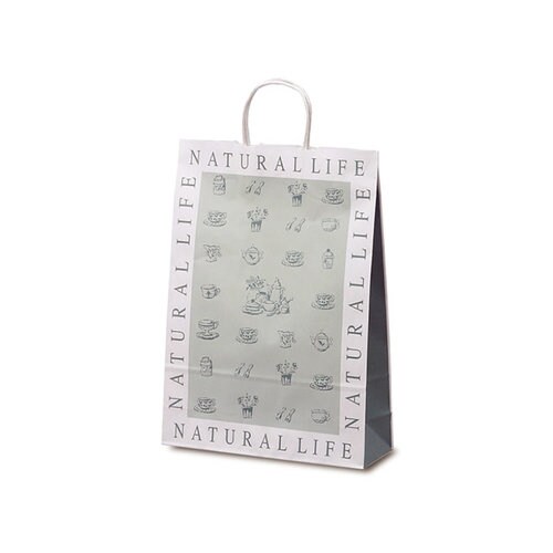 1837 手提袋T−8ナチュラルライフ 200枚入