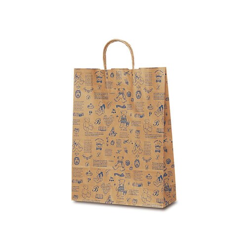 1849 手提袋T−8 ベアブルー 200枚入