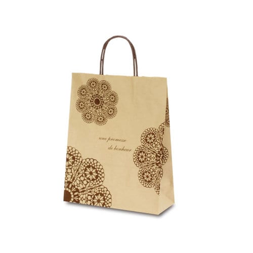 1575 手提袋 T−X レースィ茶 200枚入