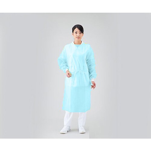 アイソレーションガウン クール ブルー