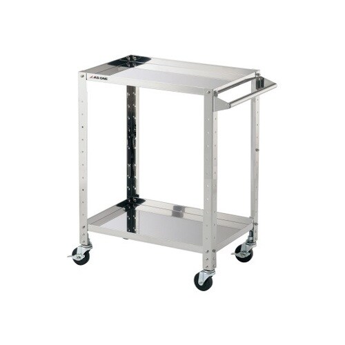 ステンレスヘビーワゴン枠付き2段