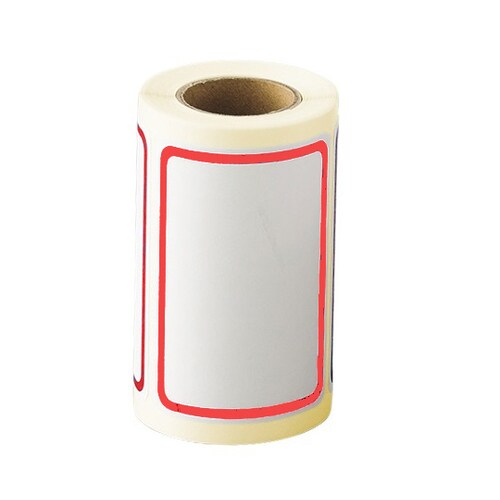 ボーダーラベル RB−3 赤 100枚入