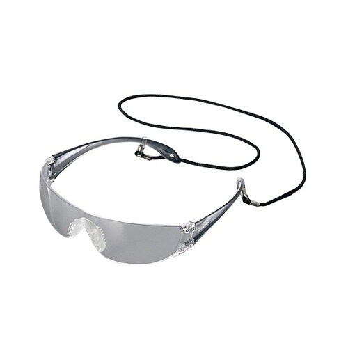 保護メガネLF−302黒 ストラップ付き