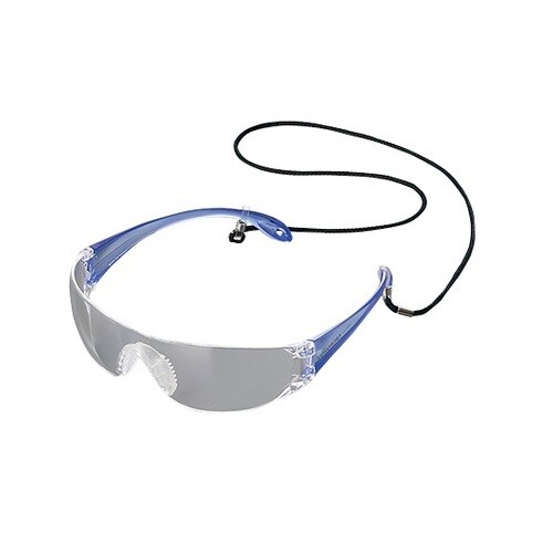 保護メガネLF−301青 ストラップ付き