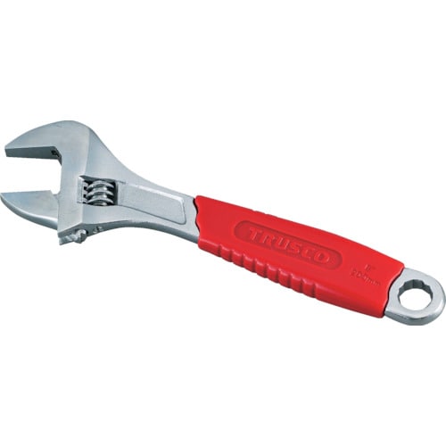 グリップ付モンキーレンチ赤150mm