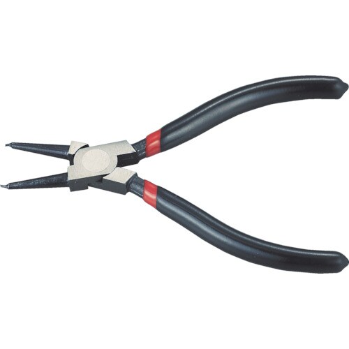 スナップリングプライヤー140mm(穴用・直爪)