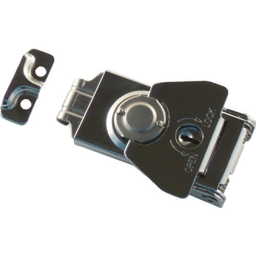 回転ファスナー鍵付クロームメッキ