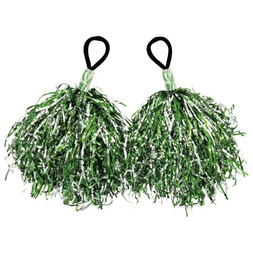 ハンドフリーポンポン グリーンシルバー