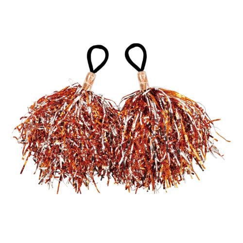 ハンドフリーポンポン オレンジシルバー