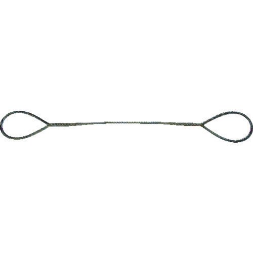 玉掛けワイヤーロープ段落し6mmX1m