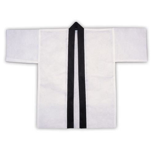 カラー不織布ハッピ 子供用 J 白