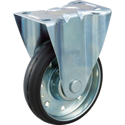 ハイテンプレス製ゴム車固定金具付φ130