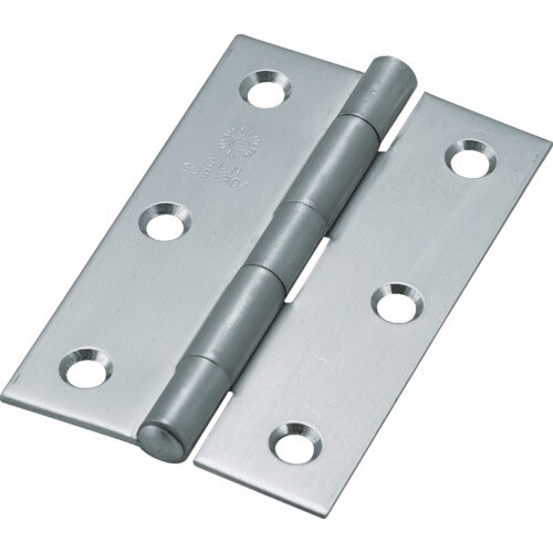 ステンレス製厚口蝶番全長76mm(4個入)