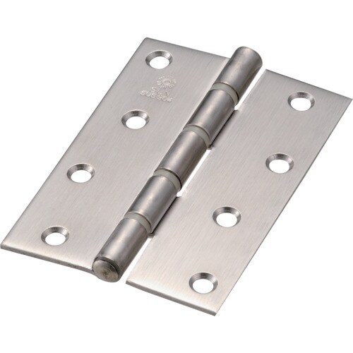 SUS製厚口蝶番ナイロンリング入全長102mm