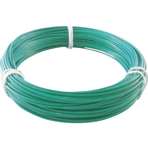 カラー針金ビニール被覆タイプ2.0mmX25m緑