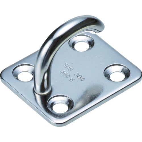 ステンレスオープンアイプレート8mm(1個=1袋)