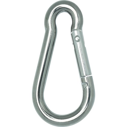 国産ステンレスカラビナハーケンB型8X80mm