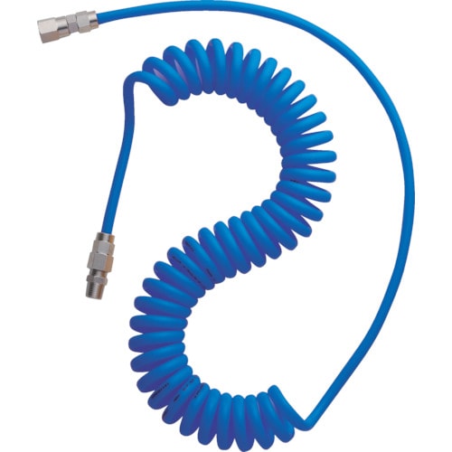 ウレタンコイルホース8.0mブルー