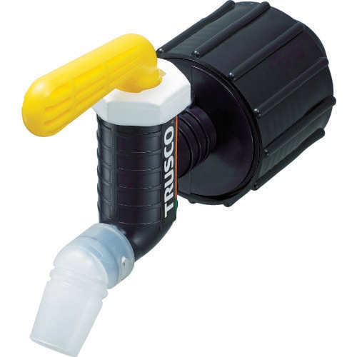 樹脂製給油コックキューちゃん口径50フッ素ゴム黄