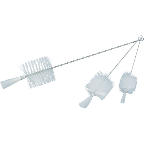 理化学ブラシ瓶洗い用ナイロン毛ステンレス柄4号