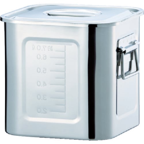 ステンレス角タンク5.3L180取手無