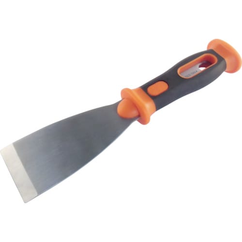 ステンレスハンマーへらTPR樹脂柄直刃50mm