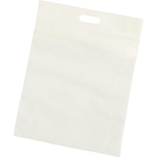 不織布小判抜き手提げバッグM10枚入ベージュ