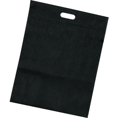不織布小判抜き手提げバッグM10枚入ブラック
