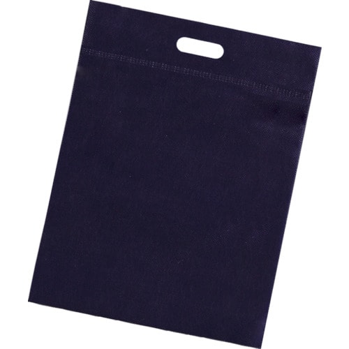 不織布小判抜き手提げバッグM10枚入ネイビー