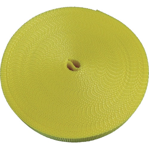 ナイロン平ベル1.2t×20mm×10m黄色