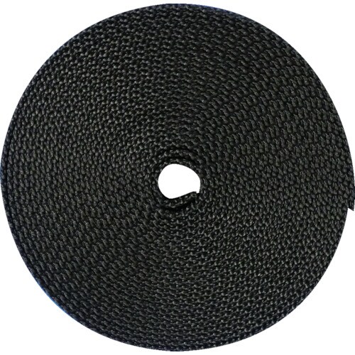 ナイロン平ベル1.6t×38mm×5m黒