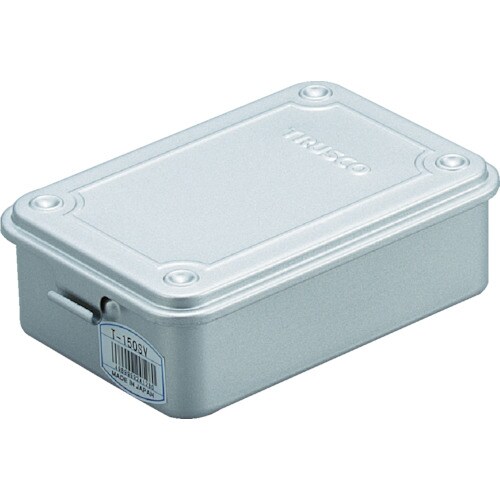 トランク型工具箱154X105X52シルバー