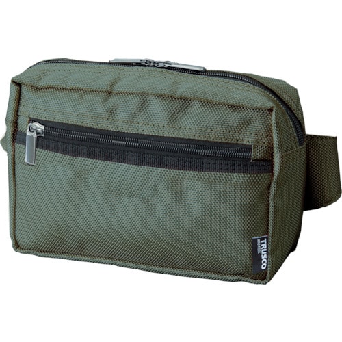 コンパクトウエストポーチグリーン