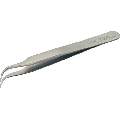 チタン製ピンセット115mm鷲型極細型