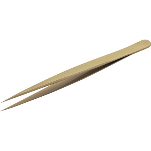 真鍮製ピンセット140mm先細型